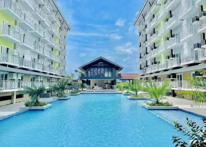Leilighet Amani Grand And Residences - Pool View 333b Free Wifi, Netflix, Pool And Gym House, 3mins To Mactan Cebu International Airport *