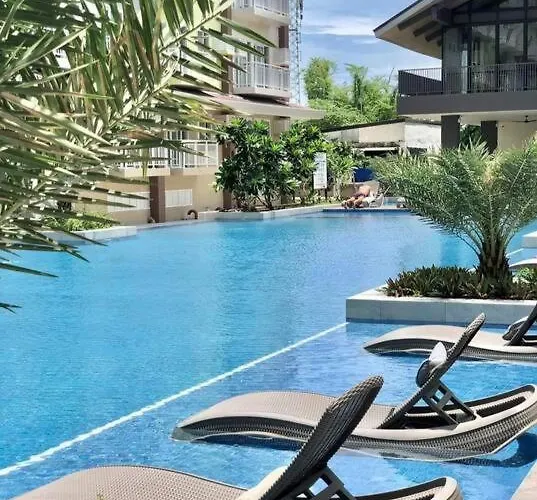 Leilighet Amani Grand And Residences - Pool View 333b Free Wifi, Netflix, Pool And Gym House, 3mins To Mactan Cebu International Airport