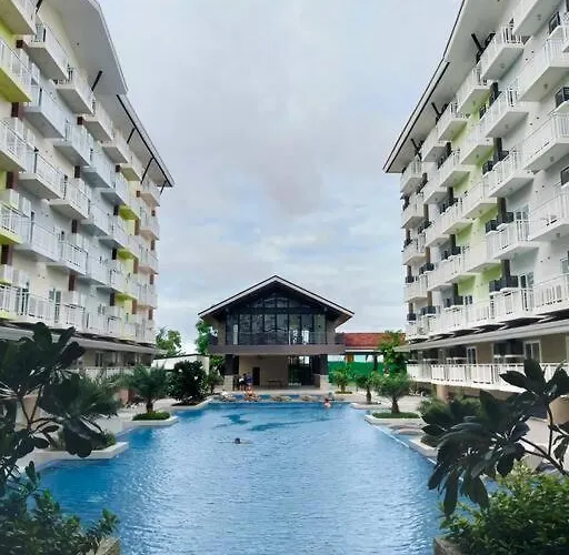 Leilighet Amani Grand And Residences - Pool View 333b Free Wifi, Netflix, Pool And Gym House, 3mins To Mactan Cebu International Airport Lapu-Lapu City