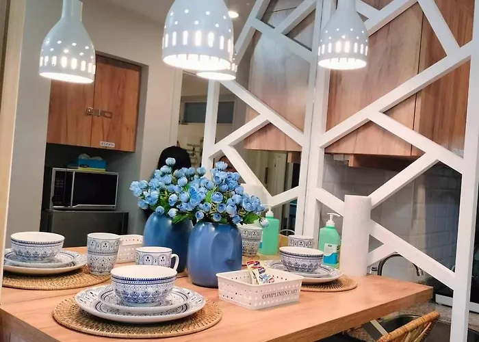 Leilighet Amani Grand And Residences - Pool View 333b Free Wifi, Netflix, Pool And Gym House, 3mins To Mactan Cebu International Airport Lapu-Lapu City