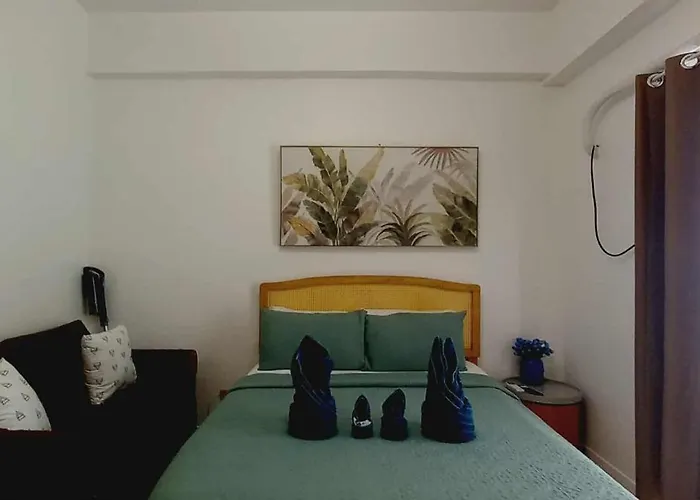 Leilighet Amani Grand And Residences - Pool View 333b Free Wifi, Netflix, Pool And Gym House, 3mins To Mactan Cebu International Airport