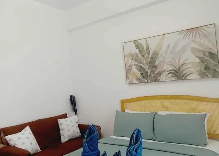 Leilighet Amani Grand And Residences - Pool View 333b Free Wifi, Netflix, Pool And Gym House, 3mins To Mactan Cebu International Airport *